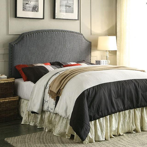 HASSELT King Size H/B, Gray -K/D Leg - Inland Furniture (San Bernardino, CA)