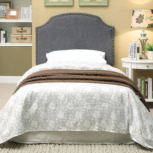 HASSELT King Size H/B, Gray -K/D Leg - Inland Furniture (San Bernardino, CA)