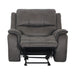 HENRICUS Glider Recliner, Dark Gray - Inland Furniture (San Bernardino, CA)