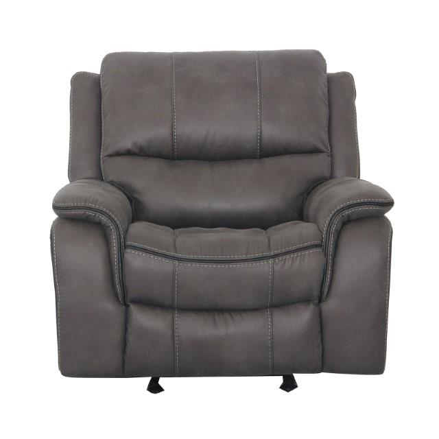 HENRICUS Glider Recliner, Dark Gray - Inland Furniture (San Bernardino, CA)