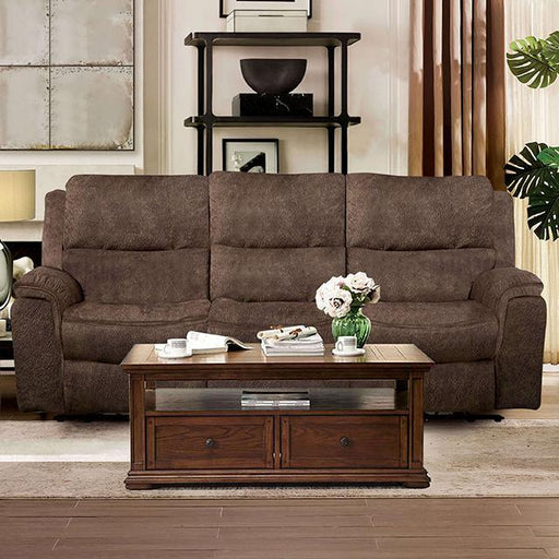 HENRICUS Sofa, Dark Brown - Inland Furniture (San Bernardino, CA)