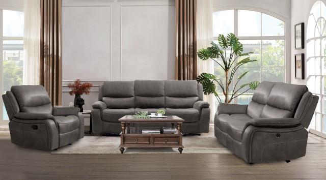 HENRICUS Loveseat, Dark Gray - Inland Furniture (San Bernardino, CA)