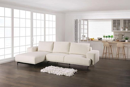 Baerum Sectional, Left & Right Chaise Beige & Gray - Inland Furniture (San Bernardino, CA)