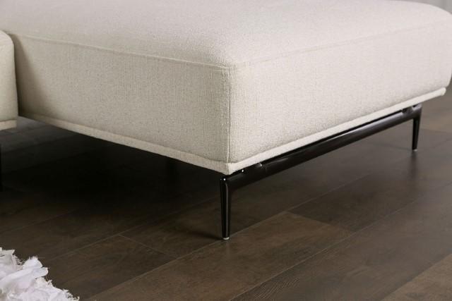 Baerum Sectional, Left & Right Chaise Beige & Gray - Inland Furniture (San Bernardino, CA)