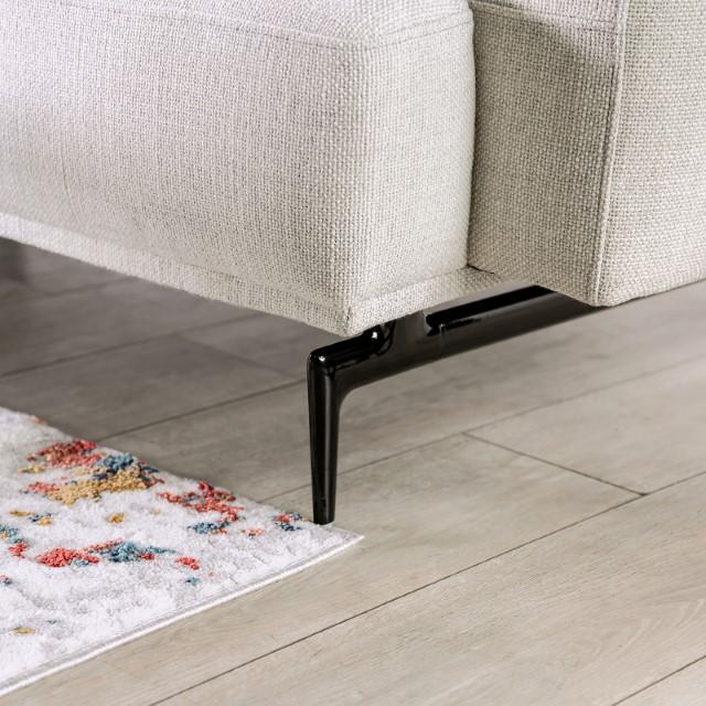 Baerum Sectional, Left & Right Chaise Beige & Gray - Inland Furniture (San Bernardino, CA)