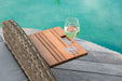 Bahia Tobago Reclining Chaise Lounge Brown & Gray - Inland Furniture (San Bernardino, CA)