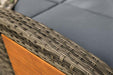 Bahia Tobago Reclining Chaise Lounge Brown & Gray - Inland Furniture (San Bernardino, CA)