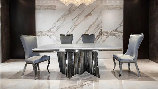Basilicata Dining Table - Inland Furniture (San Bernardino, CA)