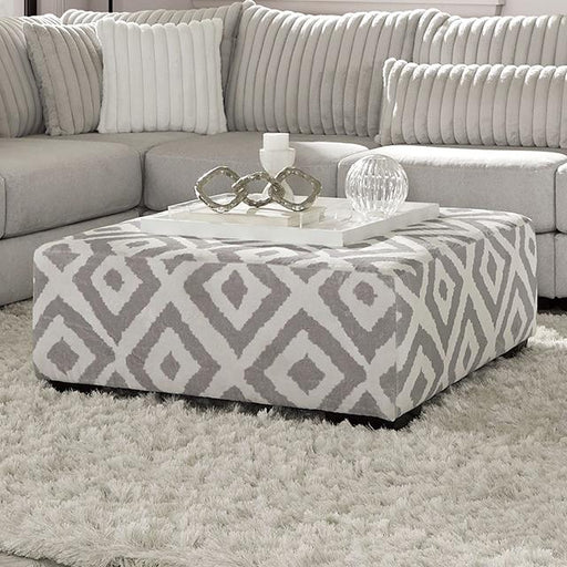 HERMISTON Ottoman, Gray - Inland Furniture (San Bernardino, CA)