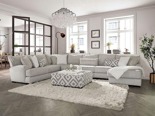 HERMISTON Ottoman, Gray - Inland Furniture (San Bernardino, CA)