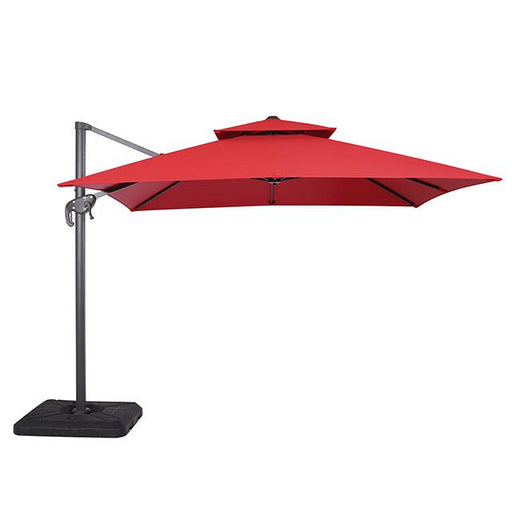 Hero 10 Ft Square Umbrella w/ Double Top + 37" Large Base - Inland Furniture (San Bernardino, CA)
