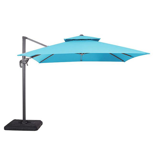 Hero 10 Ft Square Umbrella w/ Double Top + 37" Large Base - Inland Furniture (San Bernardino, CA)