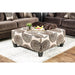 Bonaventura Brown Ottoman - Inland Furniture (San Bernardino, CA)