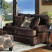 Bonaventura Brown Love Seat - Inland Furniture (San Bernardino, CA)