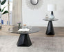 BISHOP End Table, Black/Gray - Inland Furniture (San Bernardino, CA)