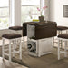 Bingham 5 Pc Counter Ht Table Set - Inland Furniture (San Bernardino, CA)