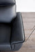 Bienne Loveseat Manual Recliner White & Black - Inland Furniture (San Bernardino, CA)