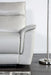 Bienne Loveseat Manual Recliner White & Black - Inland Furniture (San Bernardino, CA)