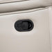 Bienne Loveseat Manual Recliner White & Black - Inland Furniture (San Bernardino, CA)