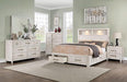 Berenice Mirror Espresso, Beige, & Brown - Inland Furniture (San Bernardino, CA)