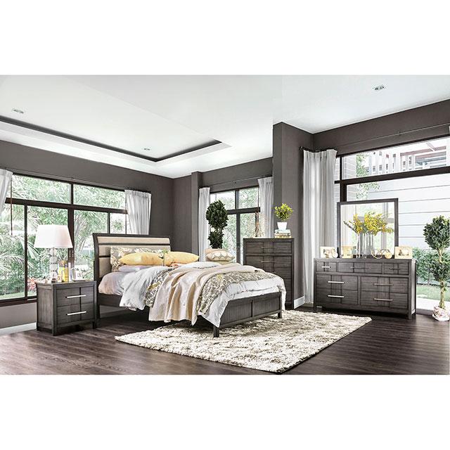 Berenice Gray Mirror - Inland Furniture (San Bernardino, CA)