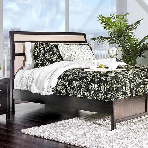 Berenice Bed Purple Brown - Inland Furniture (San Bernardino, CA)