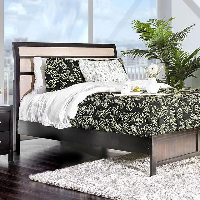 Berenice Bed Purple Brown - Inland Furniture (San Bernardino, CA)