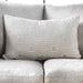 Benigno Love Seat Silver & Gray - Inland Furniture (San Bernardino, CA)