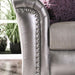 Benigno Love Seat Silver & Gray - Inland Furniture (San Bernardino, CA)