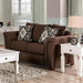 BELSIZE Loveseat Grey, Beige, & Choclate - Inland Furniture (San Bernardino, CA)