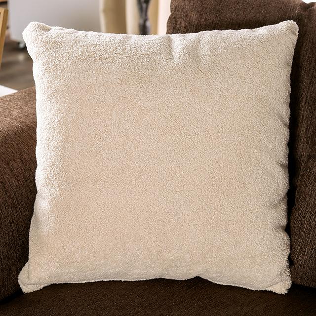 BELSIZE Loveseat Grey, Beige, & Choclate - Inland Furniture (San Bernardino, CA)