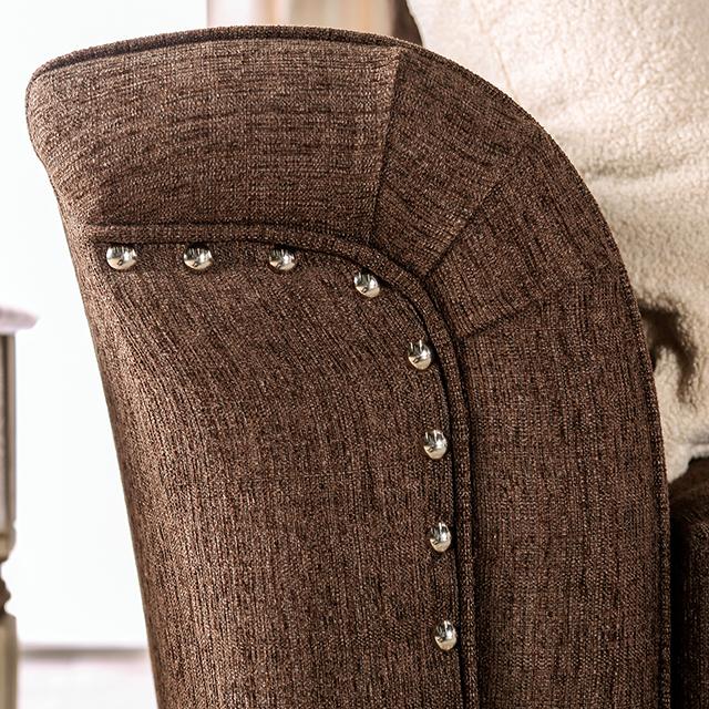 BELSIZE Loveseat Grey, Beige, & Choclate - Inland Furniture (San Bernardino, CA)