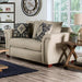 BELSIZE Loveseat Grey, Beige, & Choclate - Inland Furniture (San Bernardino, CA)