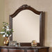 Bellefonte Brown Cherry Mirror - Inland Furniture (San Bernardino, CA)