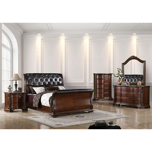 Bellefonte Brown Cherry Mirror - Inland Furniture (San Bernardino, CA)