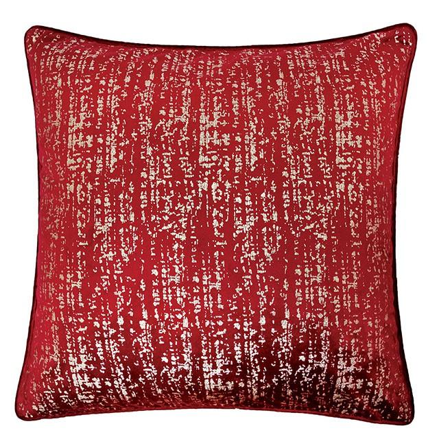 Belle Beige 20" X 20" Pillow, Beige, Multi, Purple, Red - Inland Furniture (San Bernardino, CA)