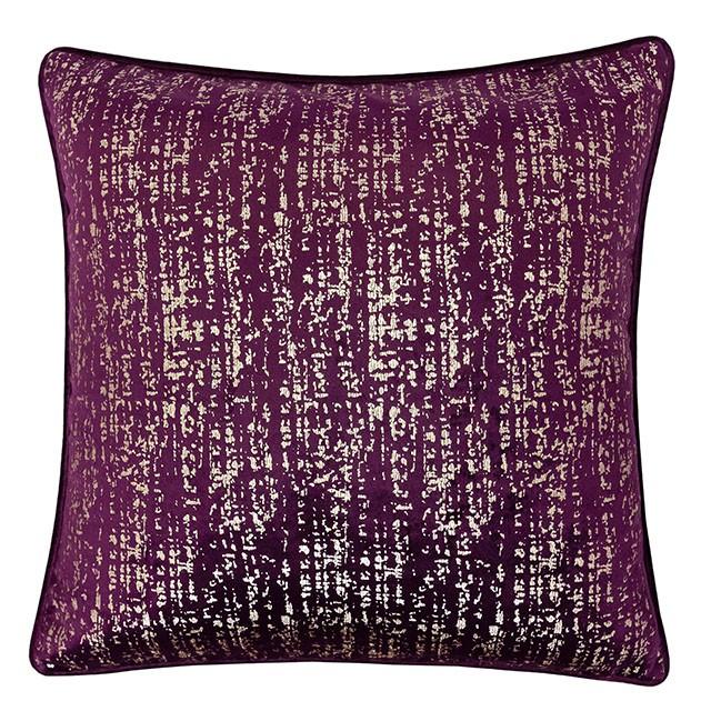 Belle Beige 20" X 20" Pillow, Beige, Multi, Purple, Red - Inland Furniture (San Bernardino, CA)