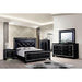 BELLANOVA Black Cal.King, E.King, & Queen Bed - Inland Furniture (San Bernardino, CA)