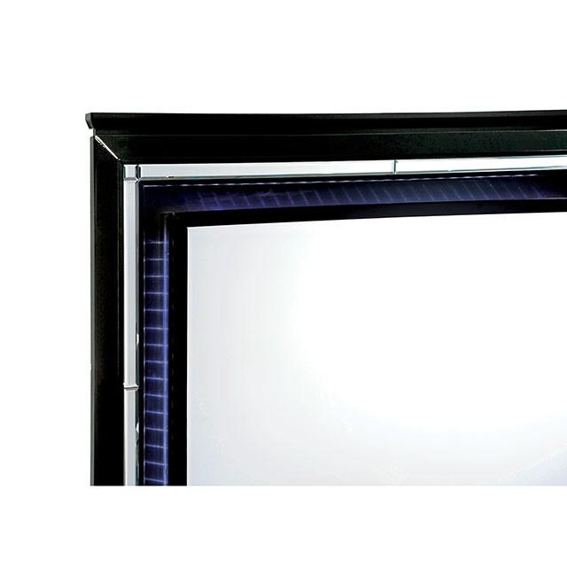 BELLANOVA Black Cal.King, E.King, & Queen Bed - Inland Furniture (San Bernardino, CA)