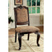 BELLAGIO Brown Cherry/Pattern Fabric Side Chair (2/CTN) - Inland Furniture (San Bernardino, CA)