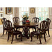 Bellagio Brown Cherry Round Dining Table - Inland Furniture (San Bernardino, CA)