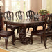 Bellagio Brown Cherry Dining Table w/ 2 Leaves - Inland Furniture (San Bernardino, CA)