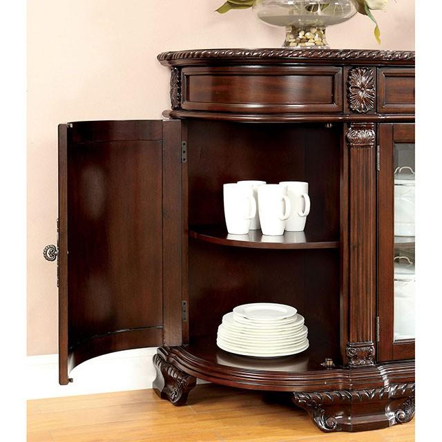 Bellagio Brown Cherry Server - Inland Furniture (San Bernardino, CA)