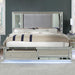 BELLADONNA Cal.King, E.King & Queen Bed, Silver - Inland Furniture (San Bernardino, CA)