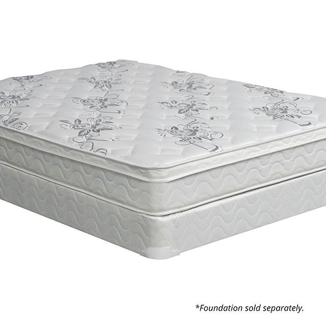 JALEN White 9" Euro Top Mattress, Full - Inland Furniture (San Bernardino, CA)