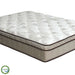Lilium White/Brown 13" Euro Pillow Top, Queen - Inland Furniture (San Bernardino, CA)