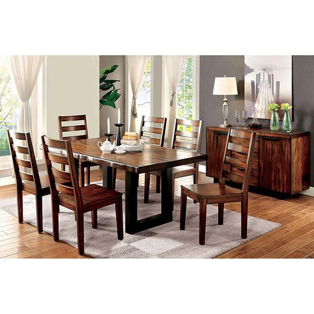 MADDISON Tobacco Oak Side Chair (2/CTN) - Inland Furniture (San Bernardino, CA)