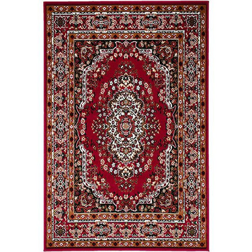 SHINTA Red 5' X 8' Area Rug - Inland Furniture (San Bernardino, CA)