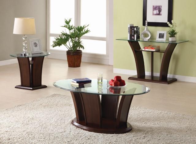 MANHATTAN IV Dark Cherry End Table, Brown Cherry - Inland Furniture (San Bernardino, CA)