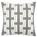 Kari Silver 20" X 20" Pillow, Silver - Inland Furniture (San Bernardino, CA)